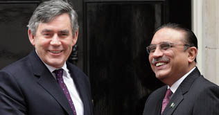 President Zardari to meet British PM today
